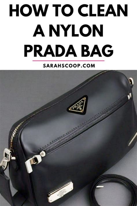 how to clean foundation powder off black prada bag|How to Clean a Nylon Prada Bag in 11 Easy Steps .